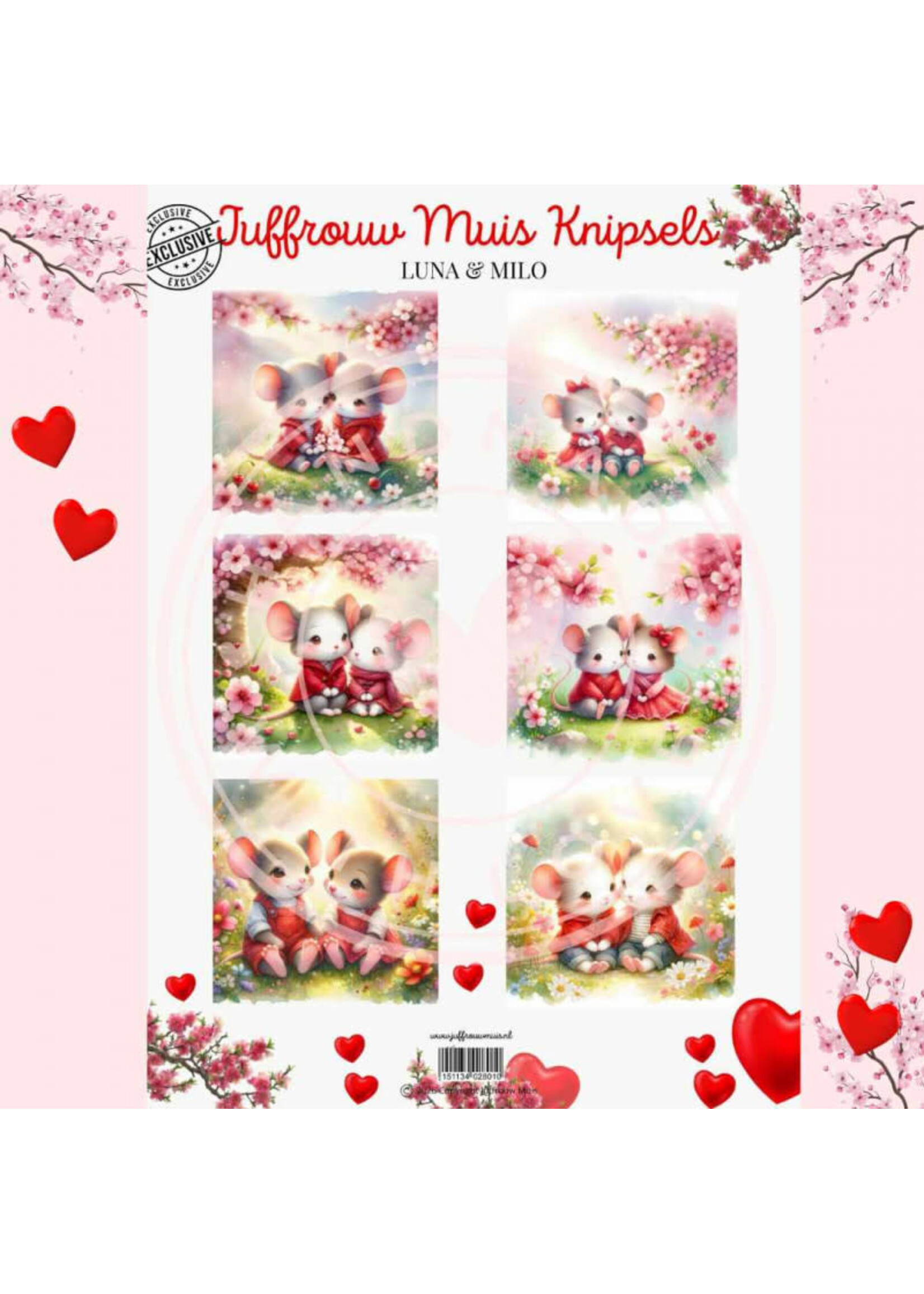 Juffrouw Muis Knipsel - Luna & Milo - Exclusive