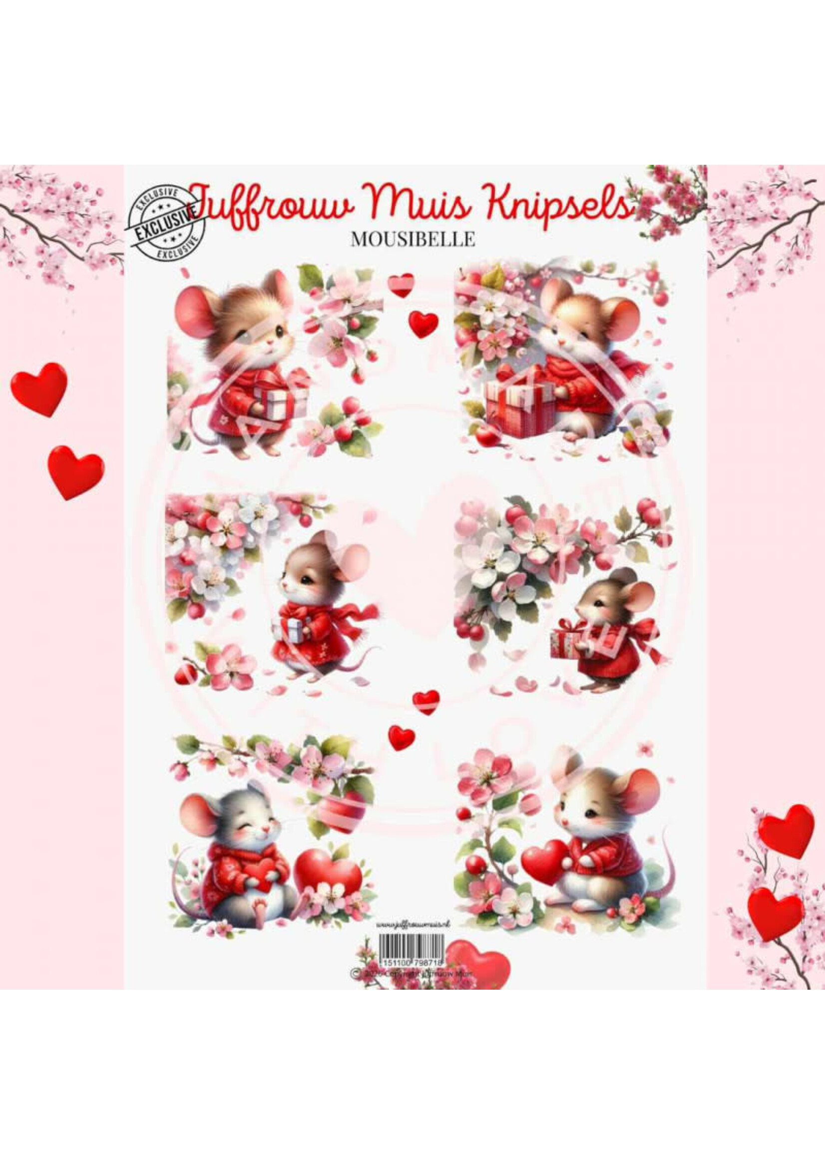 Juffrouw Muis Knipsel - Mousibelle - Exclusive