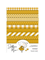 Tiny Cardstock - A5 - Mosterdgeel - Silk Edition