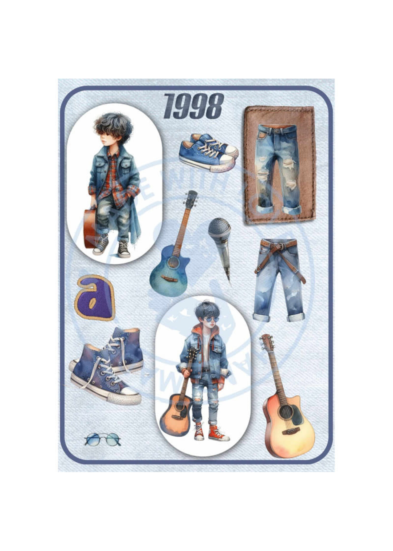 Tiny Cardstock - A5 - Boy's will be Boys