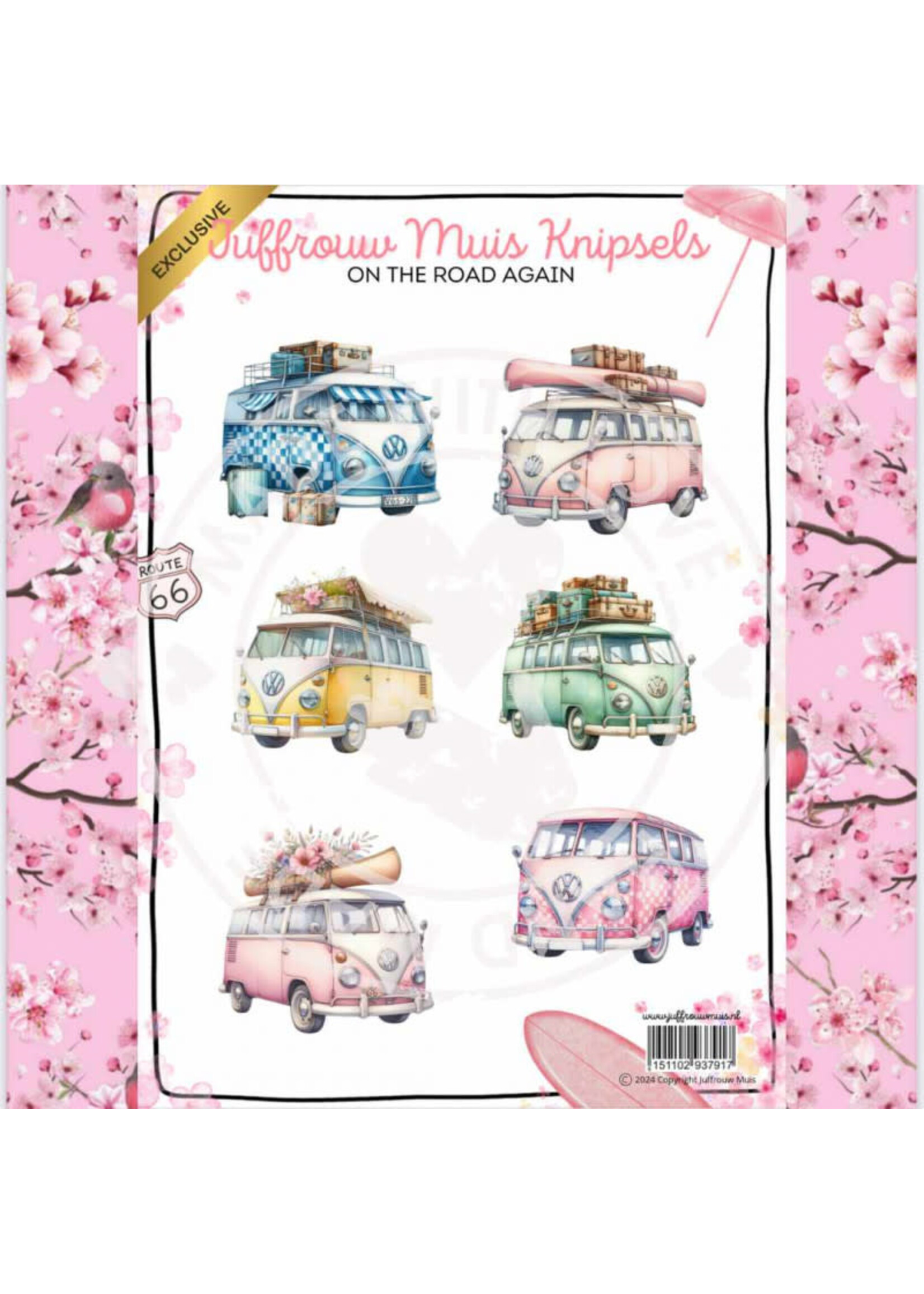 Juffrouw Muis Knipsel - On the road again