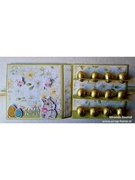 12 Paaseitjes Kaart Miranda  (let op je hebt hiervoor een EK pons van 19 mm doorsnede voor nodig)