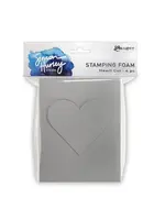 Simon Hurley create. Stamping Foam Heart Cut (4pcs) (HUA78449)