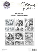 Fairybells Coloring Pages kleurplaten Set 3 (A4 formaat) voor potloden en alcohol markers verwacht rond 11 maart
