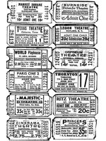 Ticket Tim Holtz Components Cling Mount Collage Stamp (COM007)