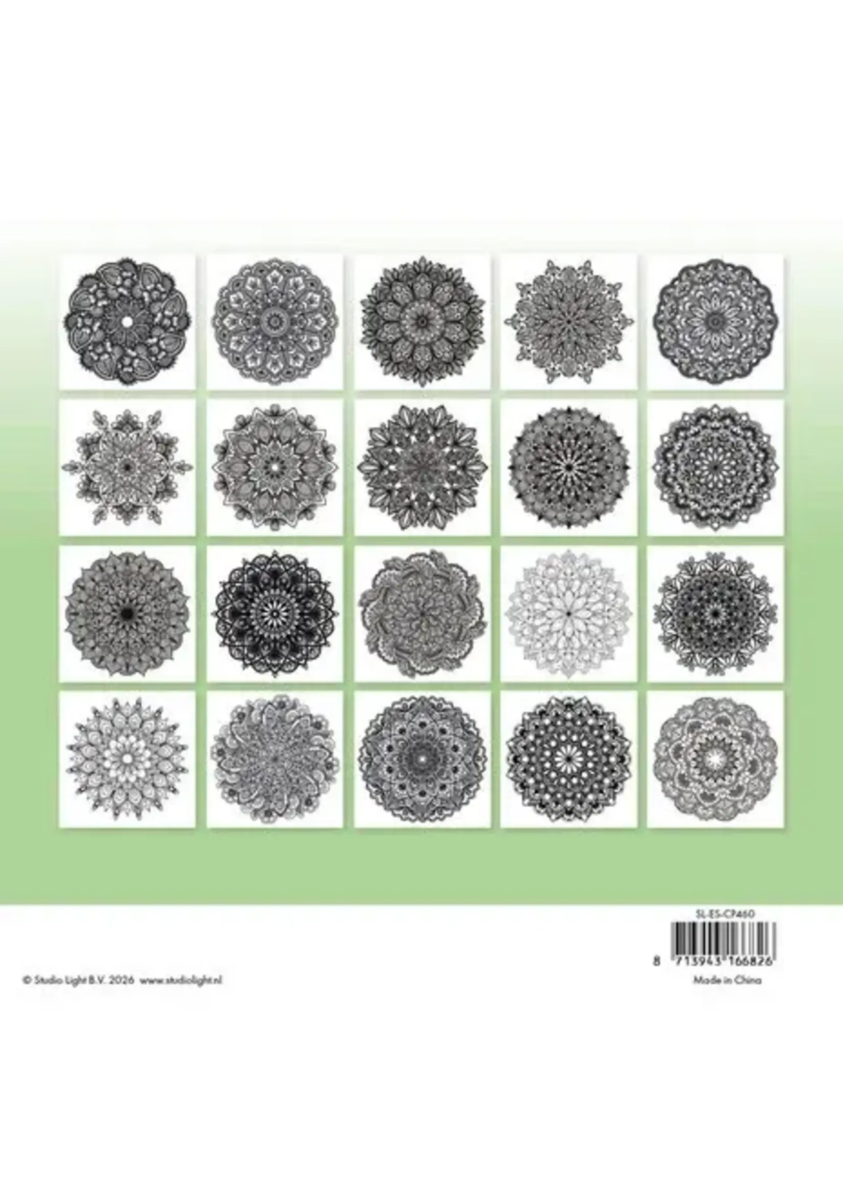 Coloring Pages 8x8 Inch Mandala (SL-ES-CP460)