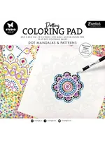 Coloring Pad 8x8 Inch Dot Mandalas & Patterns (SL-ES-CP455)