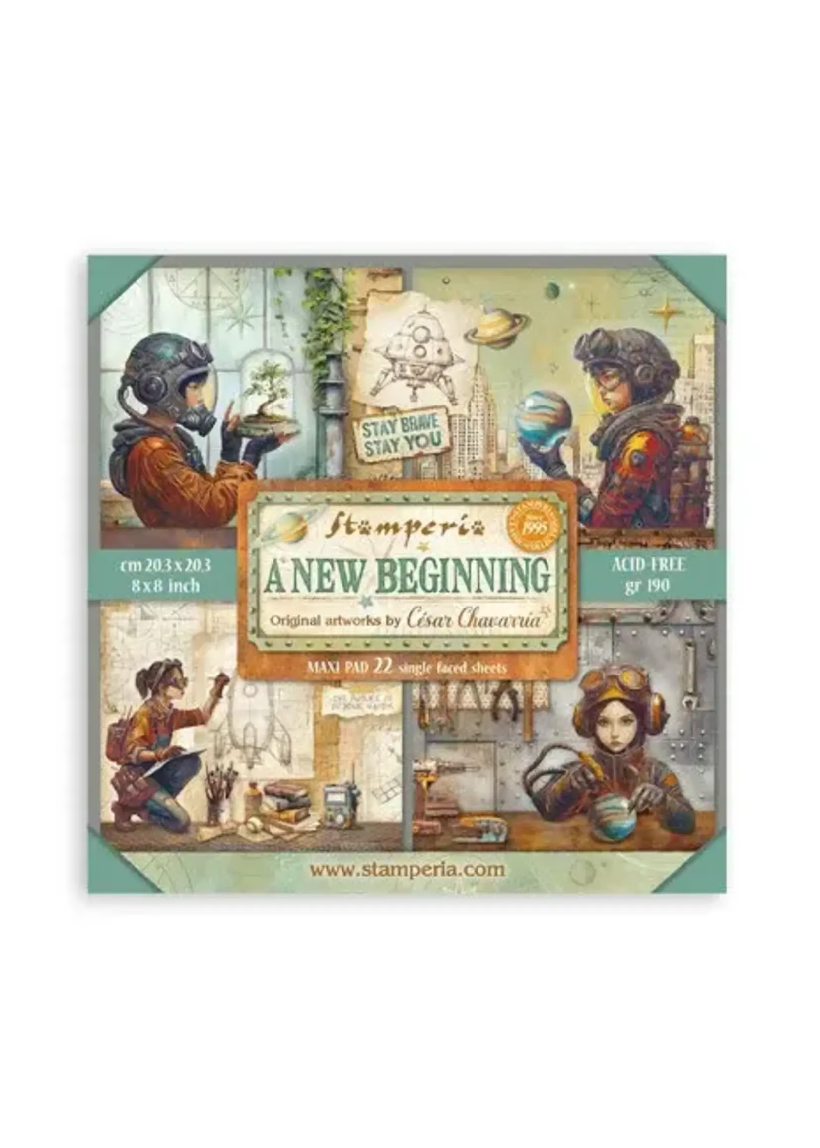 A New Beginning 8x8 Inch Paper Pack (Single Face) (SBBSXB23)