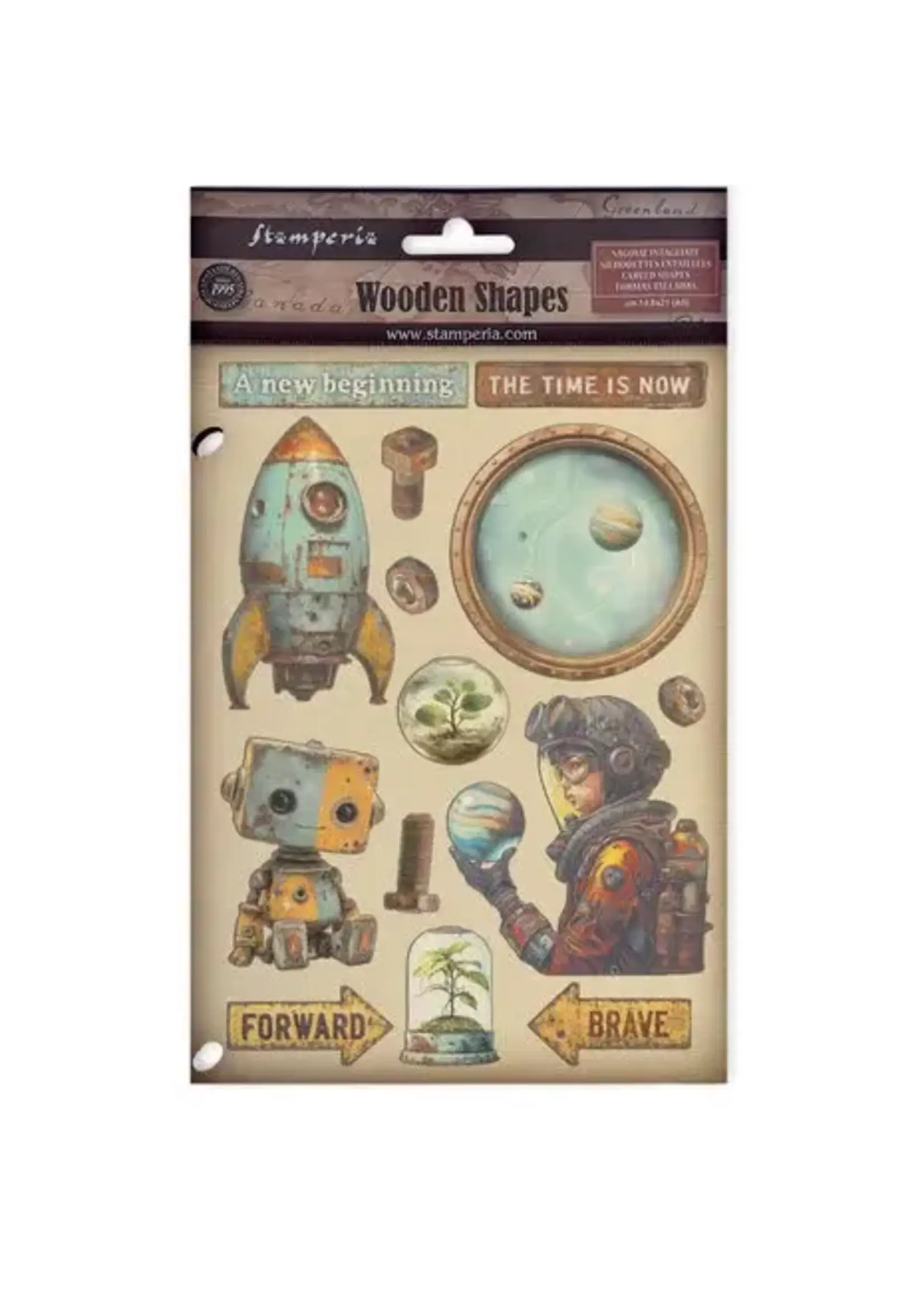 A New Beginning A5 Colored Wooden Shape (KLSP197)