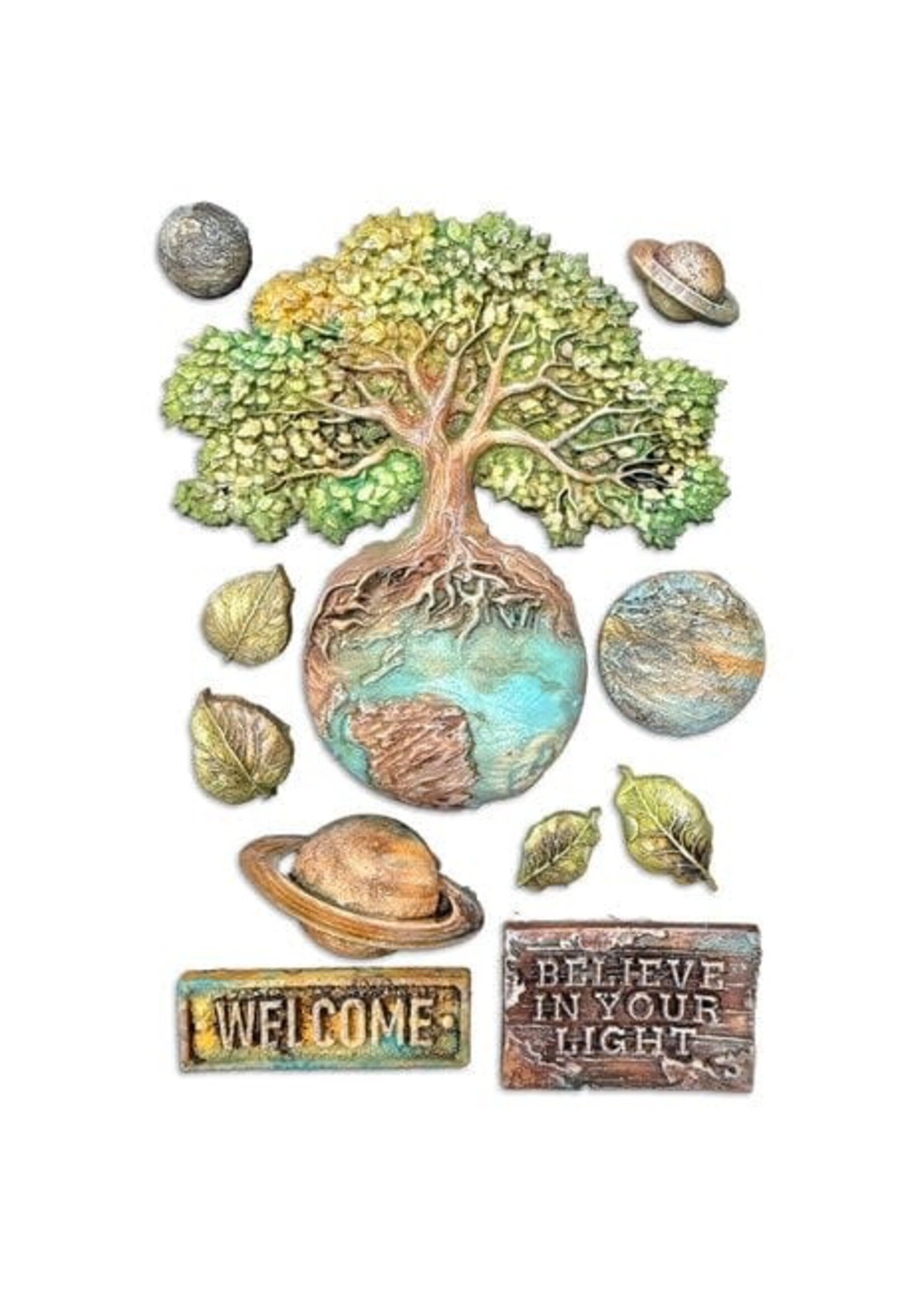 A New Beginning A5 Silicon Mould Planets (KACMA607)