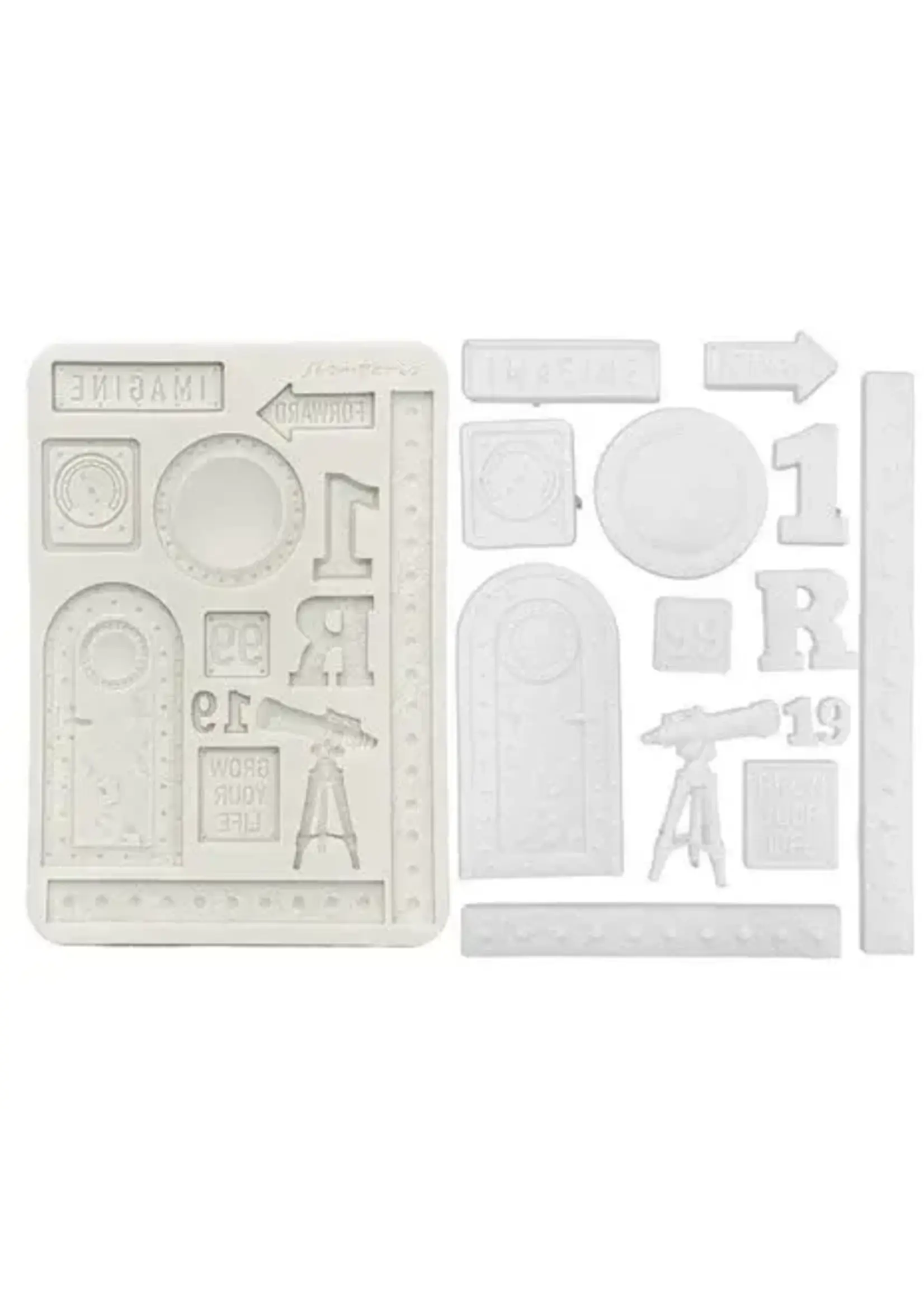 A New Beginning A5 Silicon Mould Telescope (KACMA606)