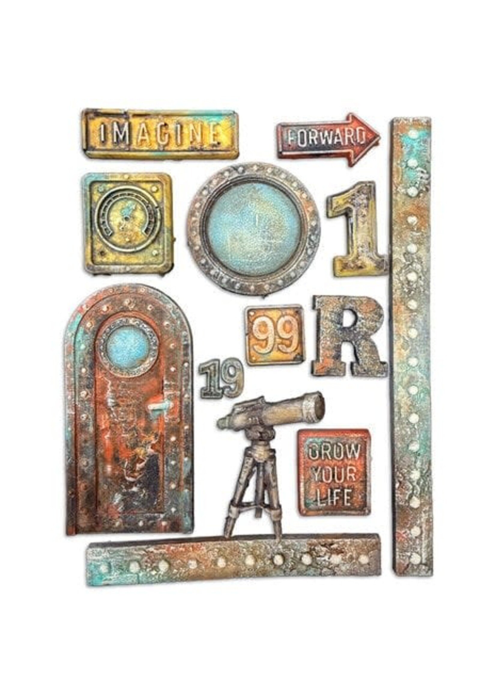 A New Beginning A5 Silicon Mould Telescope (KACMA606)