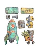 A New Beginning A5 Soft Mould Spaceship and Robot (K3PTA5679)