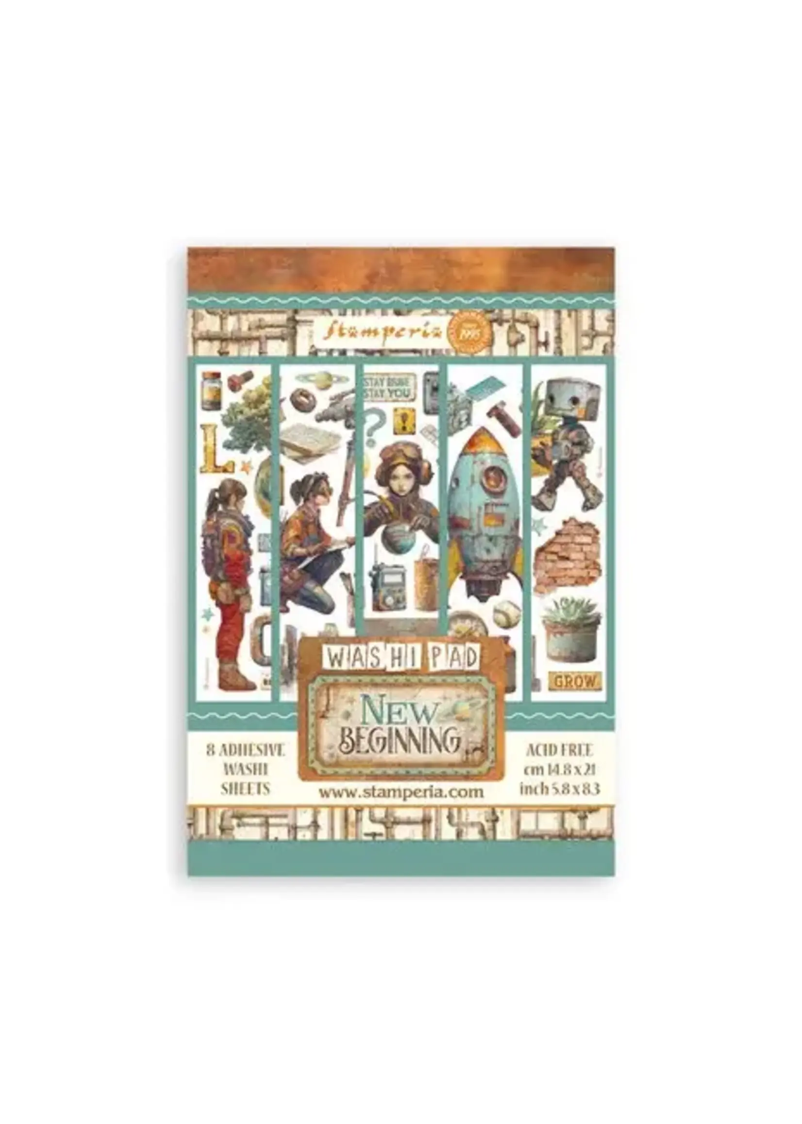 A New Beginning A5 Washi Pad (8pcs) (SBW31)