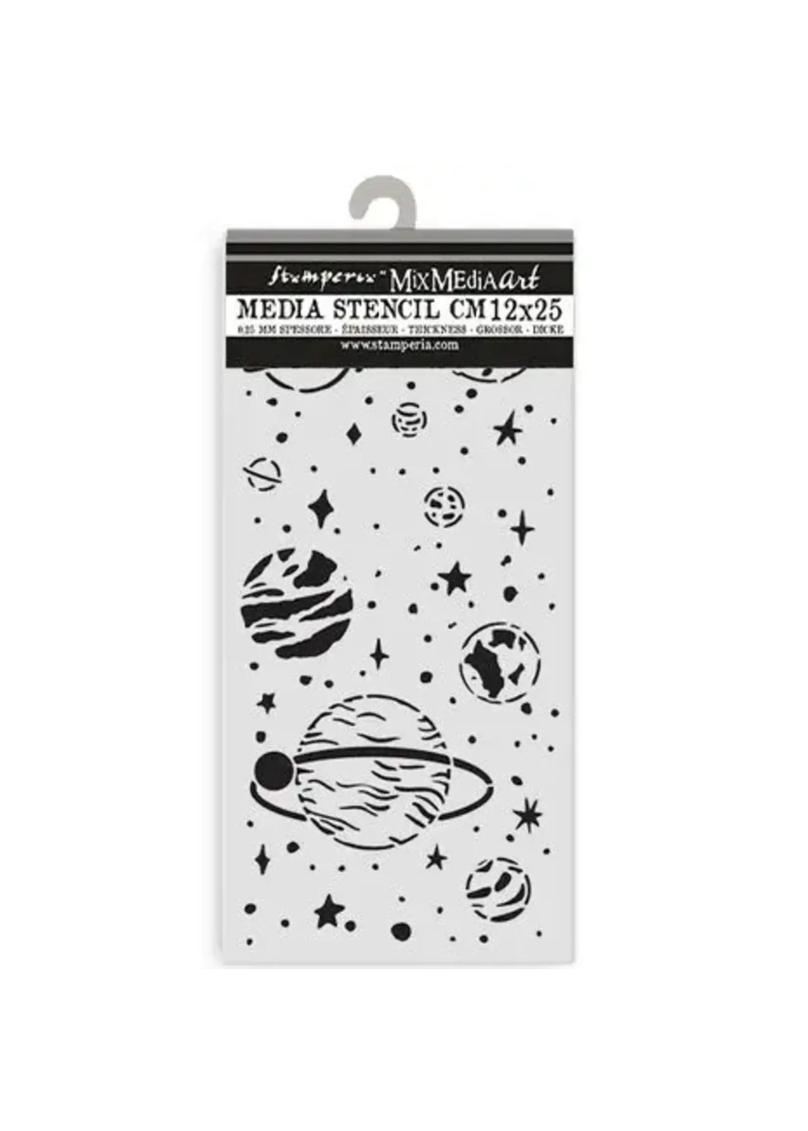 A New Beginning Thick Stencil 12x25cm Planetary (KSTDL156)