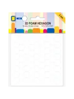 3D Foam Hexagon 12x12x2mm (68pcs) (3.2882)