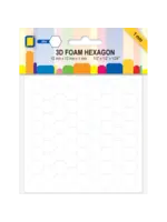 3D Foam Hexagon 12x12x1mm (68pcs) (3.2881)