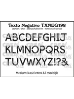 Texto Negativo Stansen Dutch No. 198 Alfabet Middelgroot (TXNEG198)