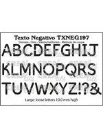 Texto Negativo Stansen Dutch No. 197 Alfabet Groot (TXNEG197)