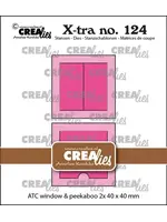 X-tra Stansen Raam met Luikje Vierkant + Kiekeboe Vierkant Klein (CLXtra124)
