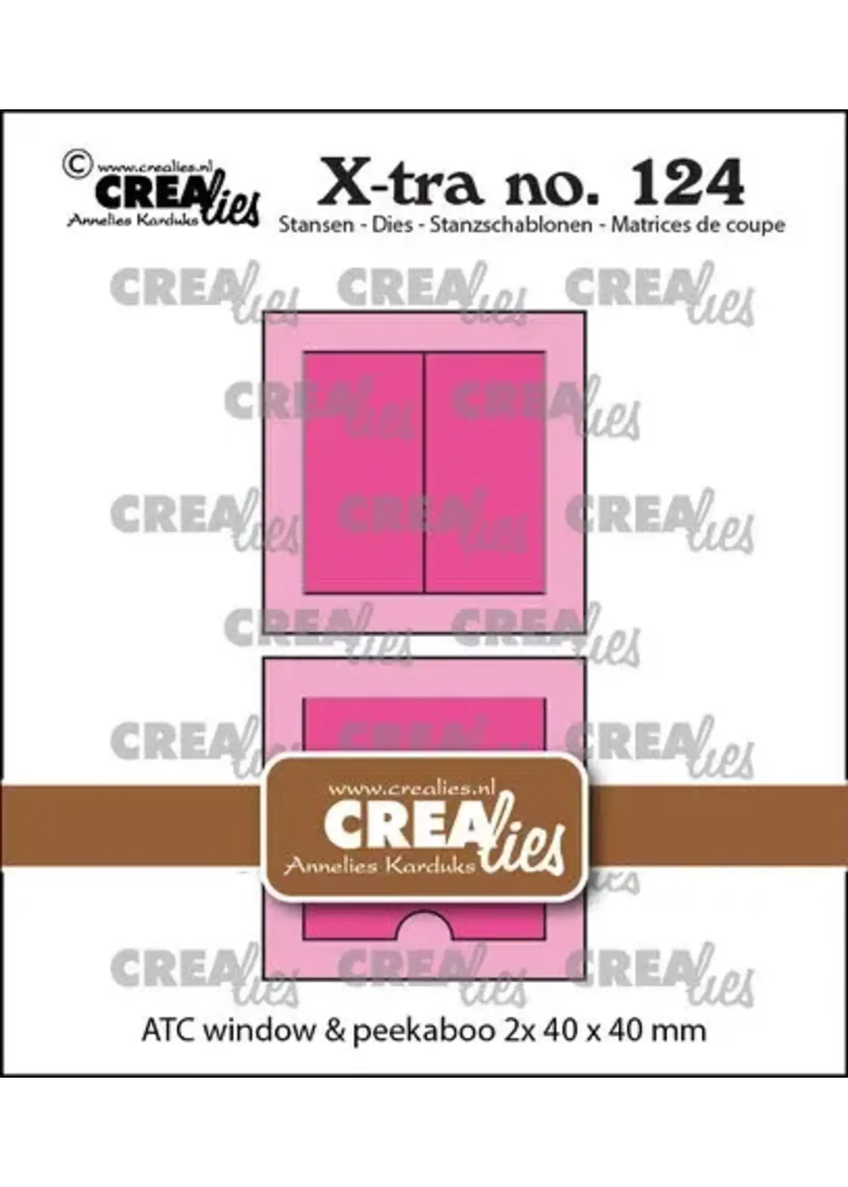X-tra Stansen Raam met Luikje Vierkant + Kiekeboe Vierkant Klein (CLXtra124)