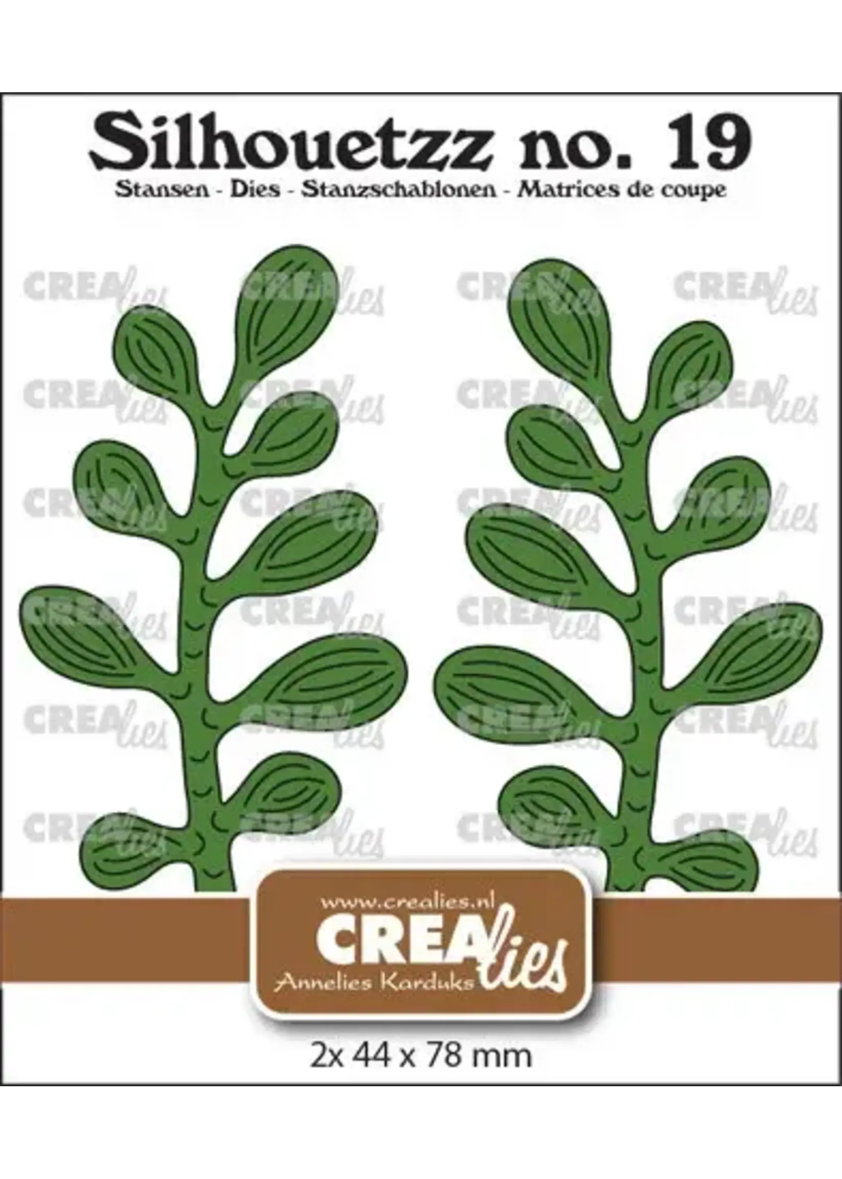 Silhouetzz Stansen No. 19 Blaadjes 20 XL (CLSH19)