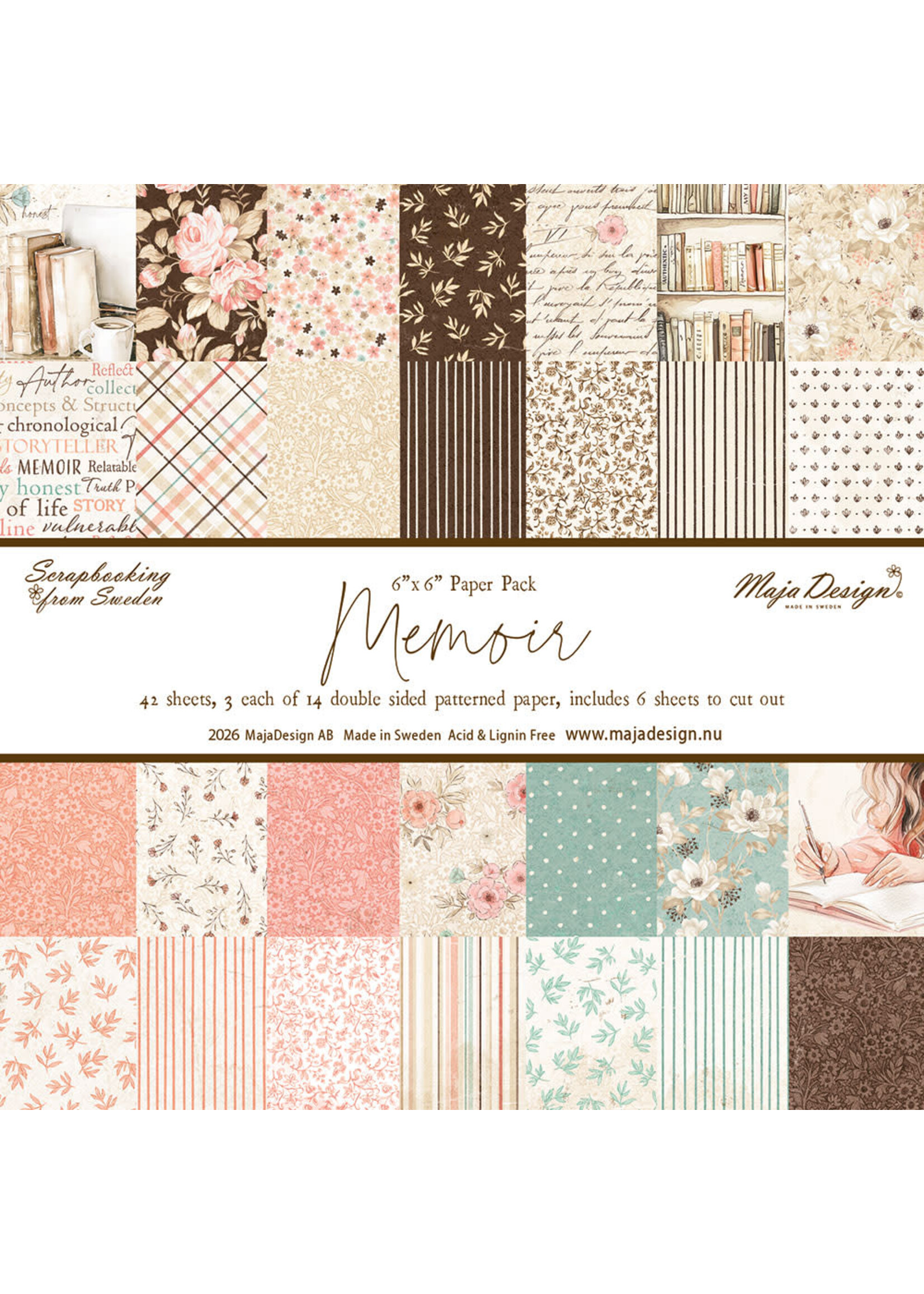 Memoir - 6x6" papieren pak