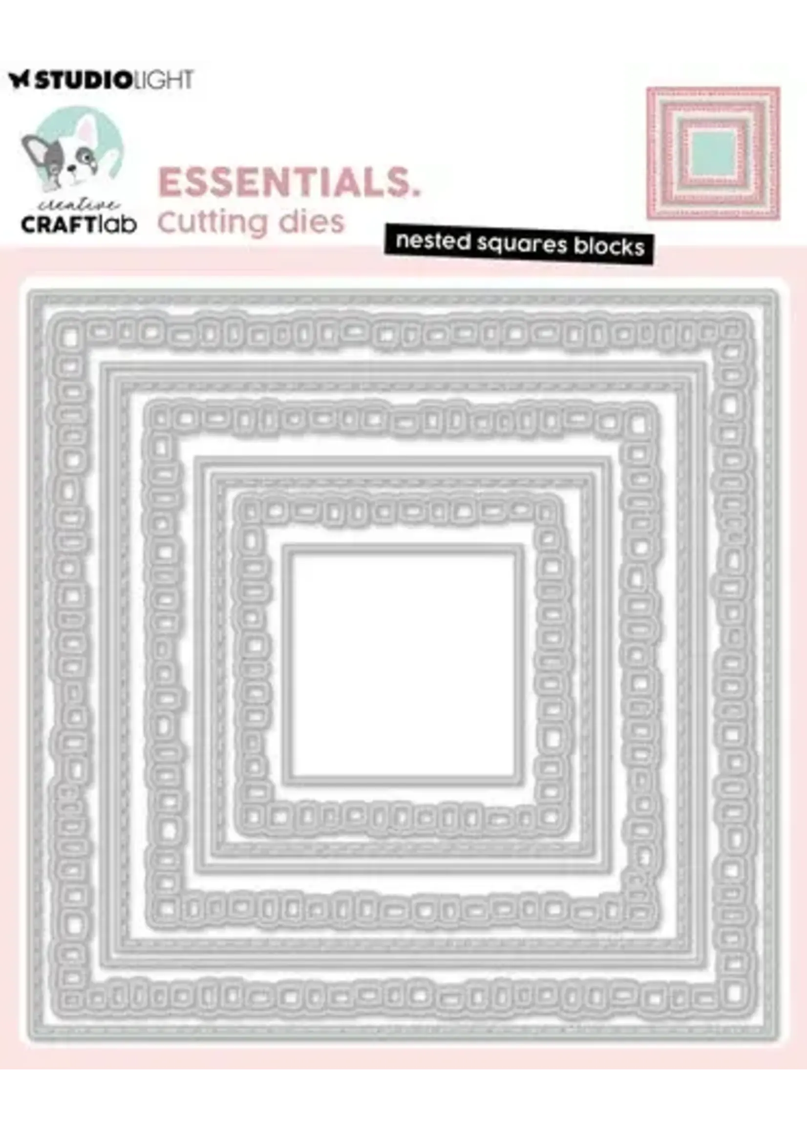 Nested Squares Blocks Essentials Cutting Die (CCL-ES-CD1081)