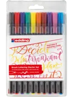 e-1340 Brush Pen Set Lettering Starter (10pcs) (4-1340-10-2)