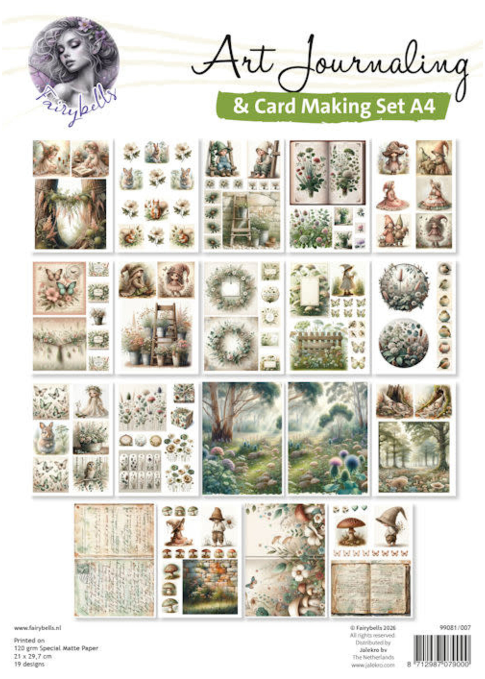 Art Journaling Set A4 Magical Nature # uitlevering start 27-3