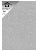 Glitter Cardstock A4 Fine Silver 250gsm (5pcs) (PFSS203)