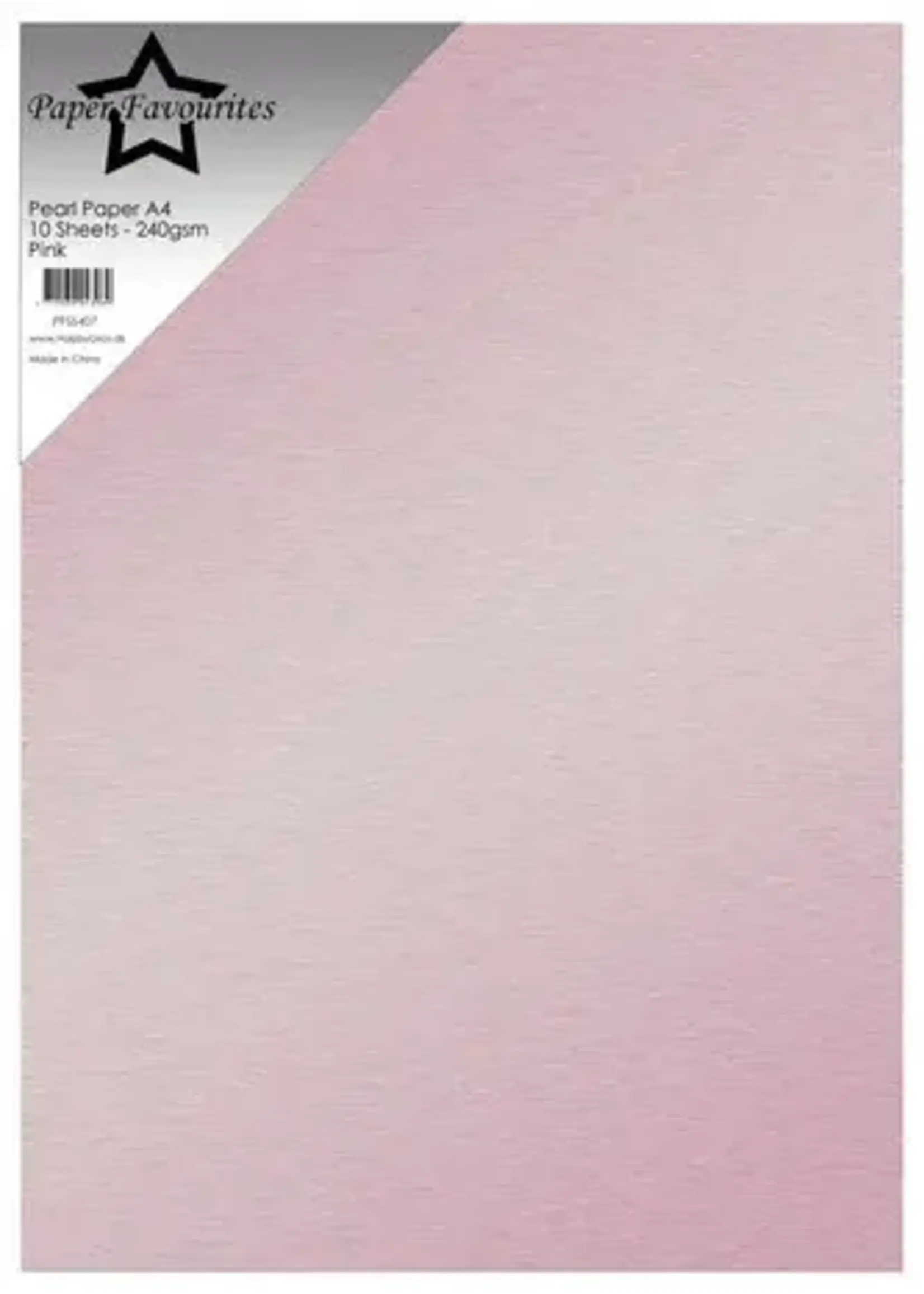 Pearl Paper A4 Pink 240gsm (10pcs) (PFSS407)