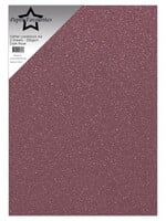 Glitter Cardstock A4 Dark Rose 250gsm (5pcs) (PFSS213)