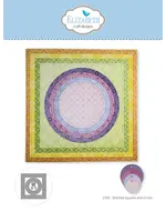 Gestikte vierkanten en cirkels Papieren bloemenSKU: 2350