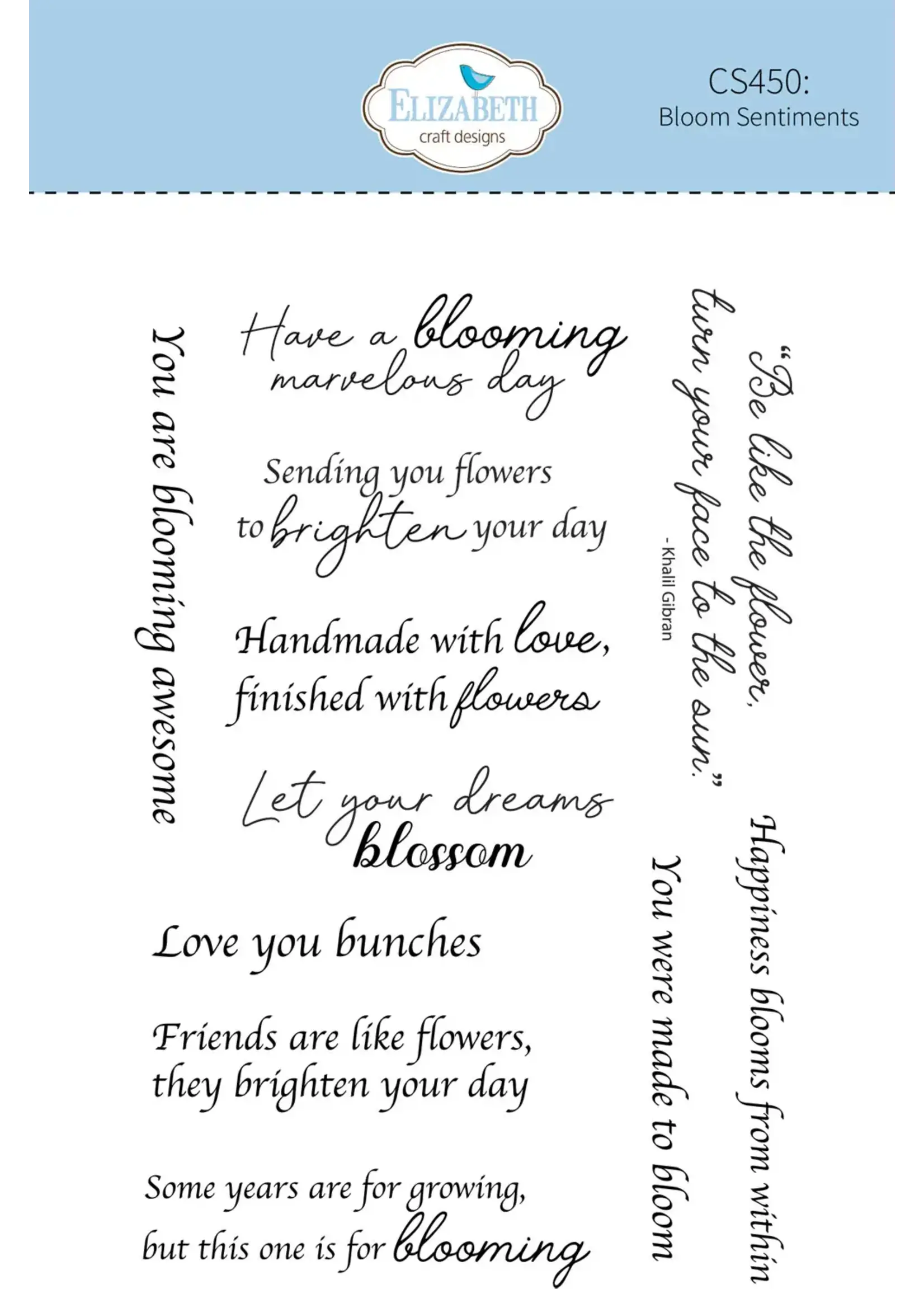 Bloom Sentiments Papieren bloemenSKU: CS450