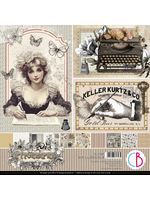 Typografische patronen Pad 12"x12" 8/Pkg