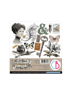 Typografisch Fussy Cut Pad 6"x6" 24/Pkg