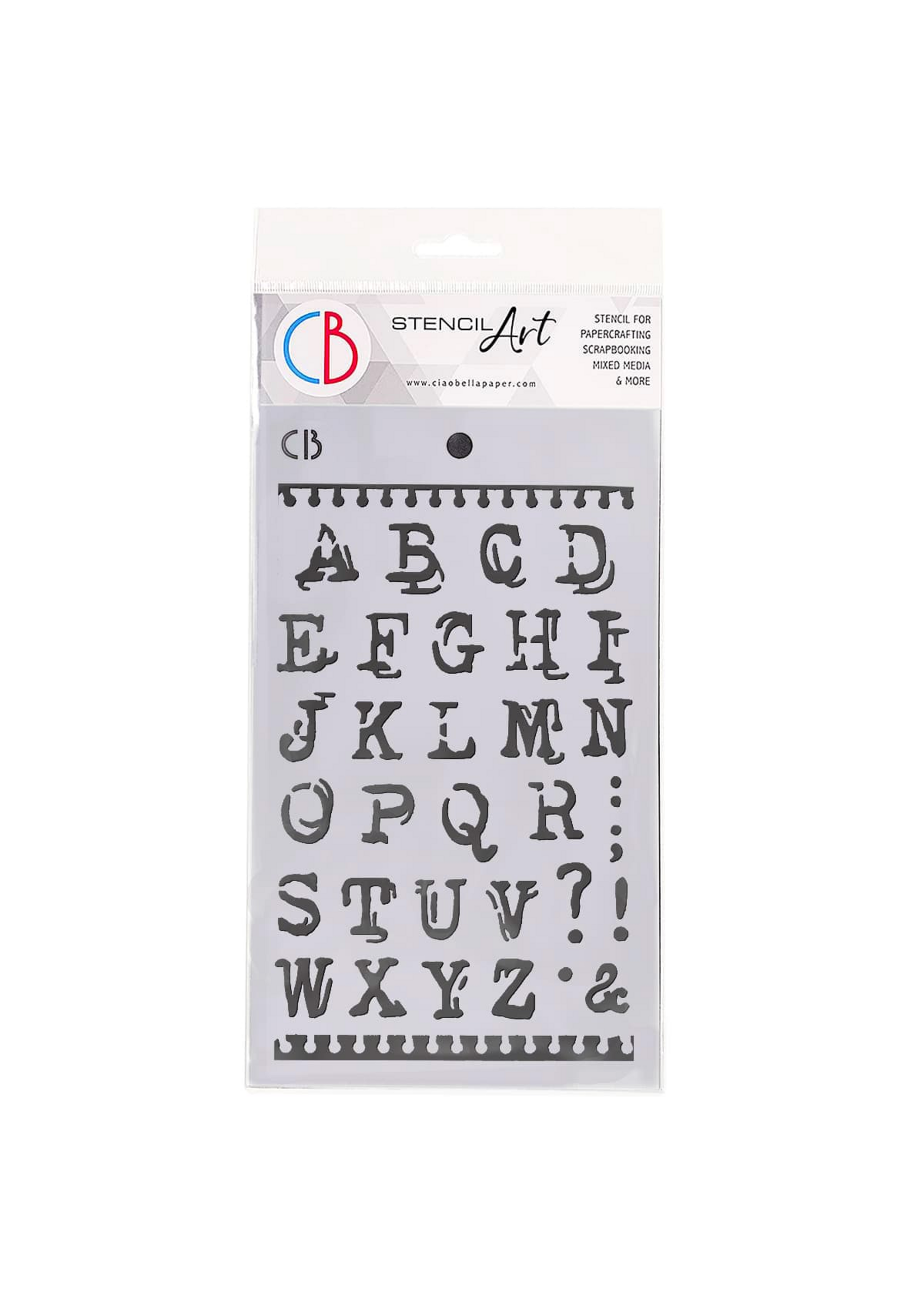 Textuursjabloon 5"x8" Reporter