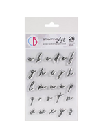 Clear Stamp Set 4"x6" Muse Kleine Letter Alfabet