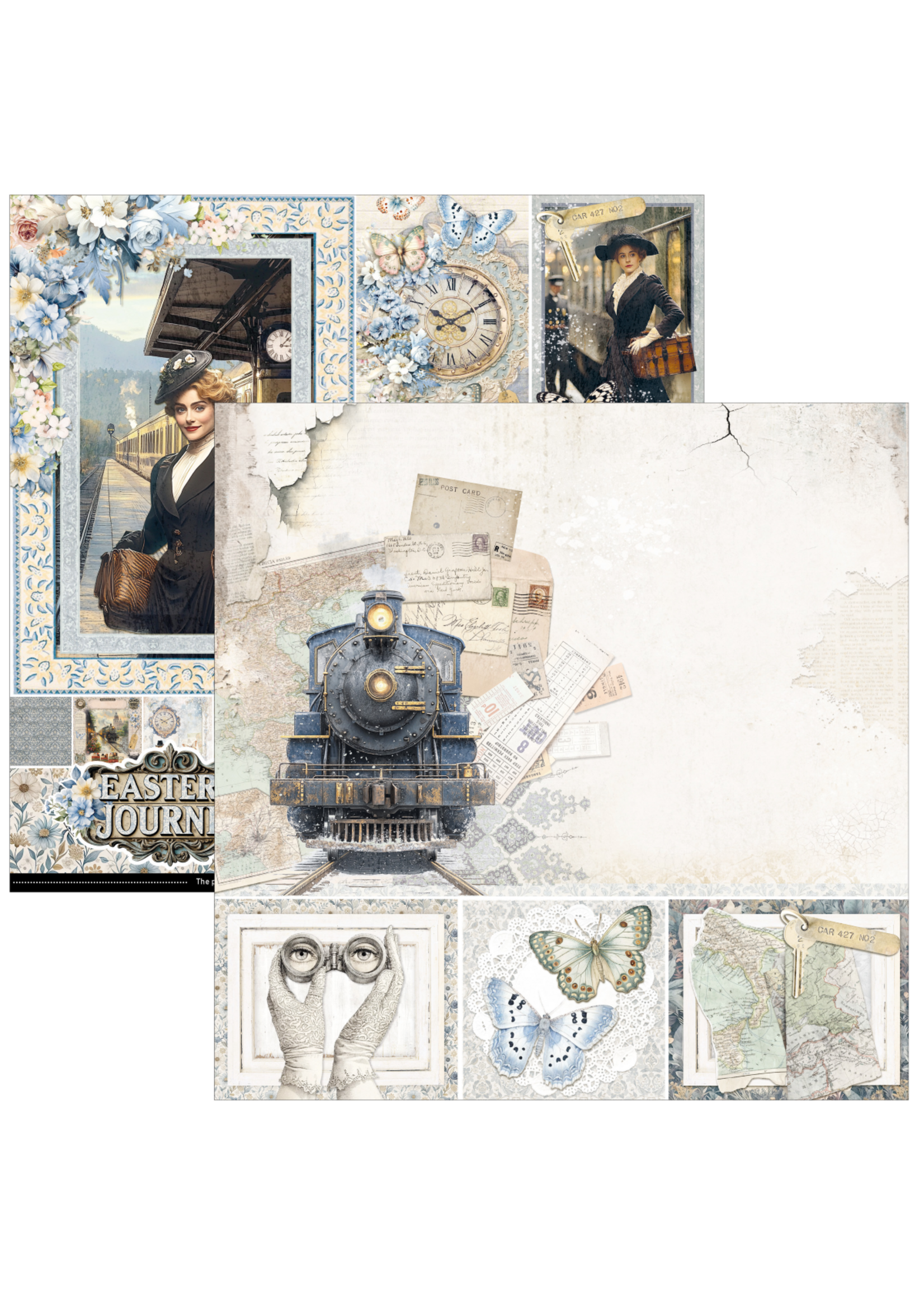 Oostelijke Reis Papierblok 12"x12" 12" 12/Pkg