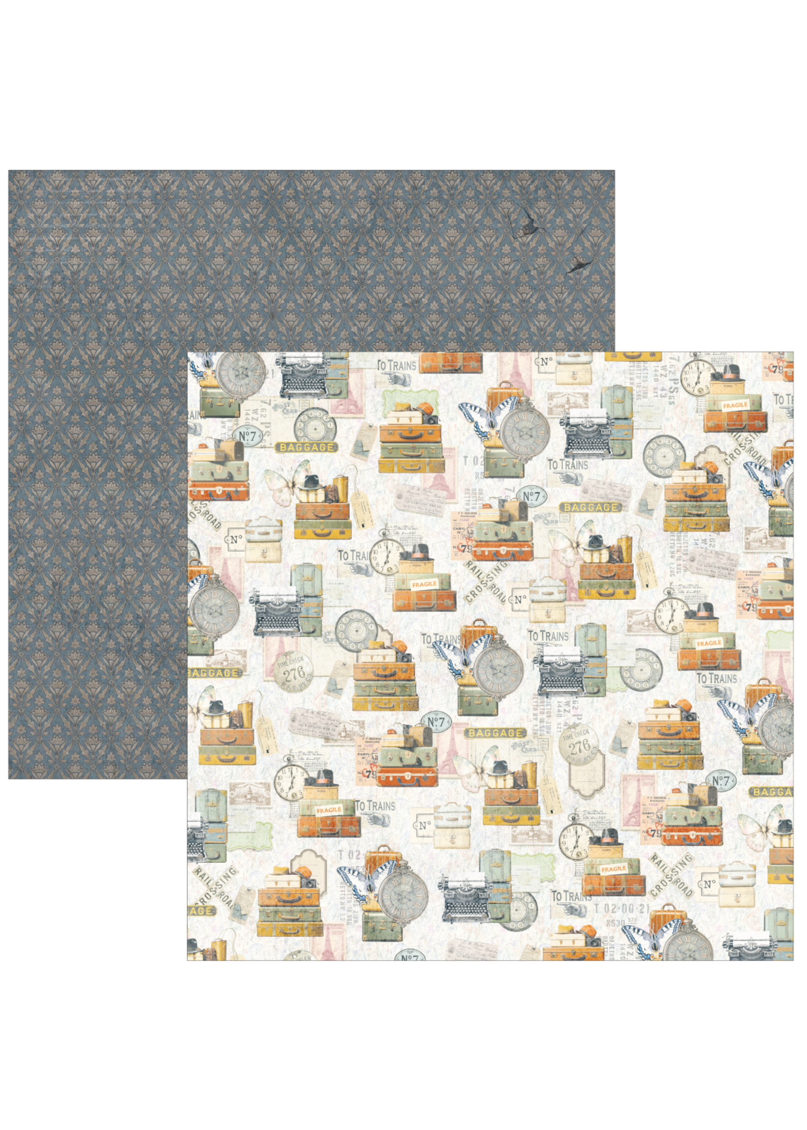 Oostelijke Reis Papierblok 12"x12" 12" 12/Pkg