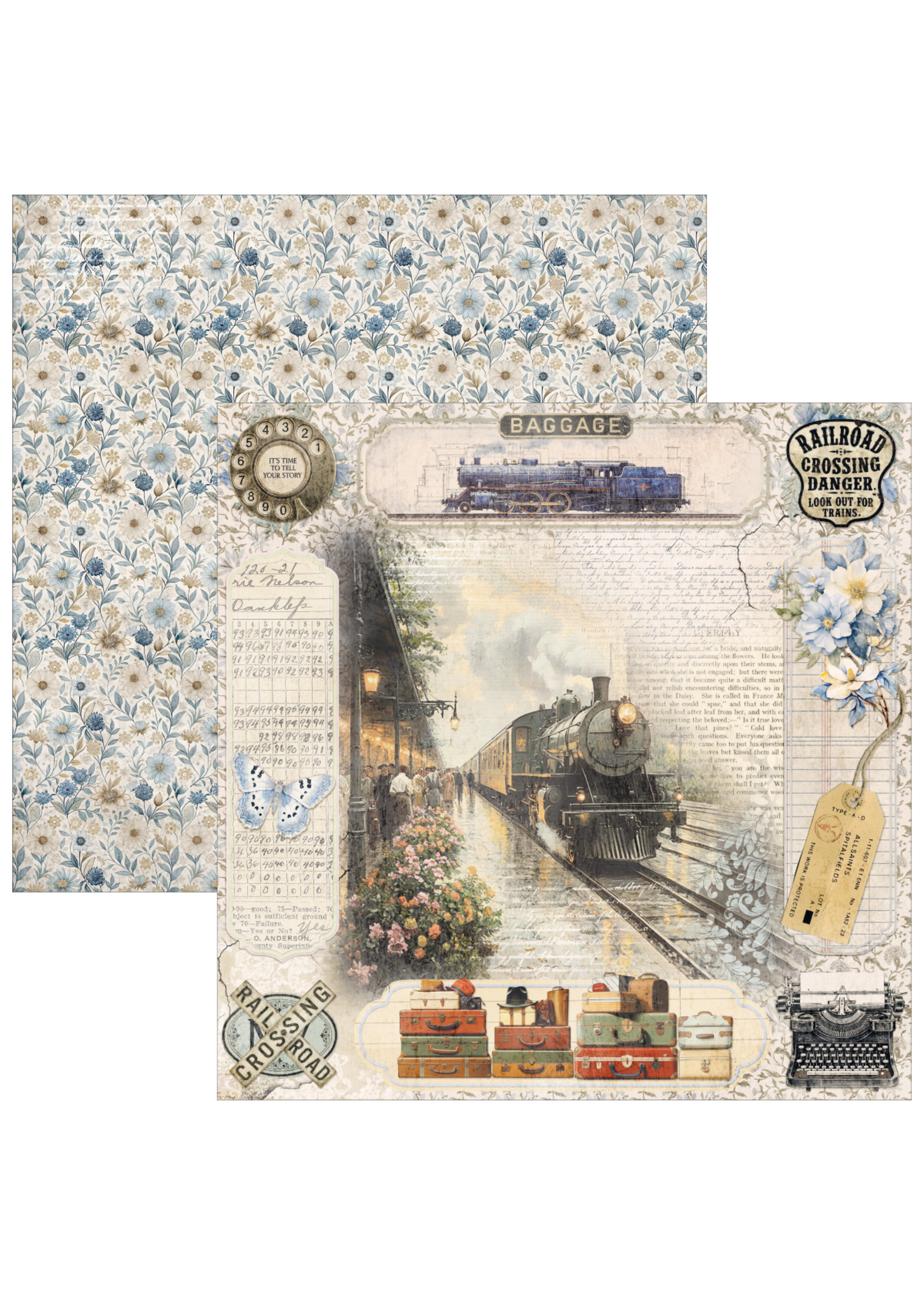 Oostelijke Reis Papierblok 12"x12" 12" 12/Pkg