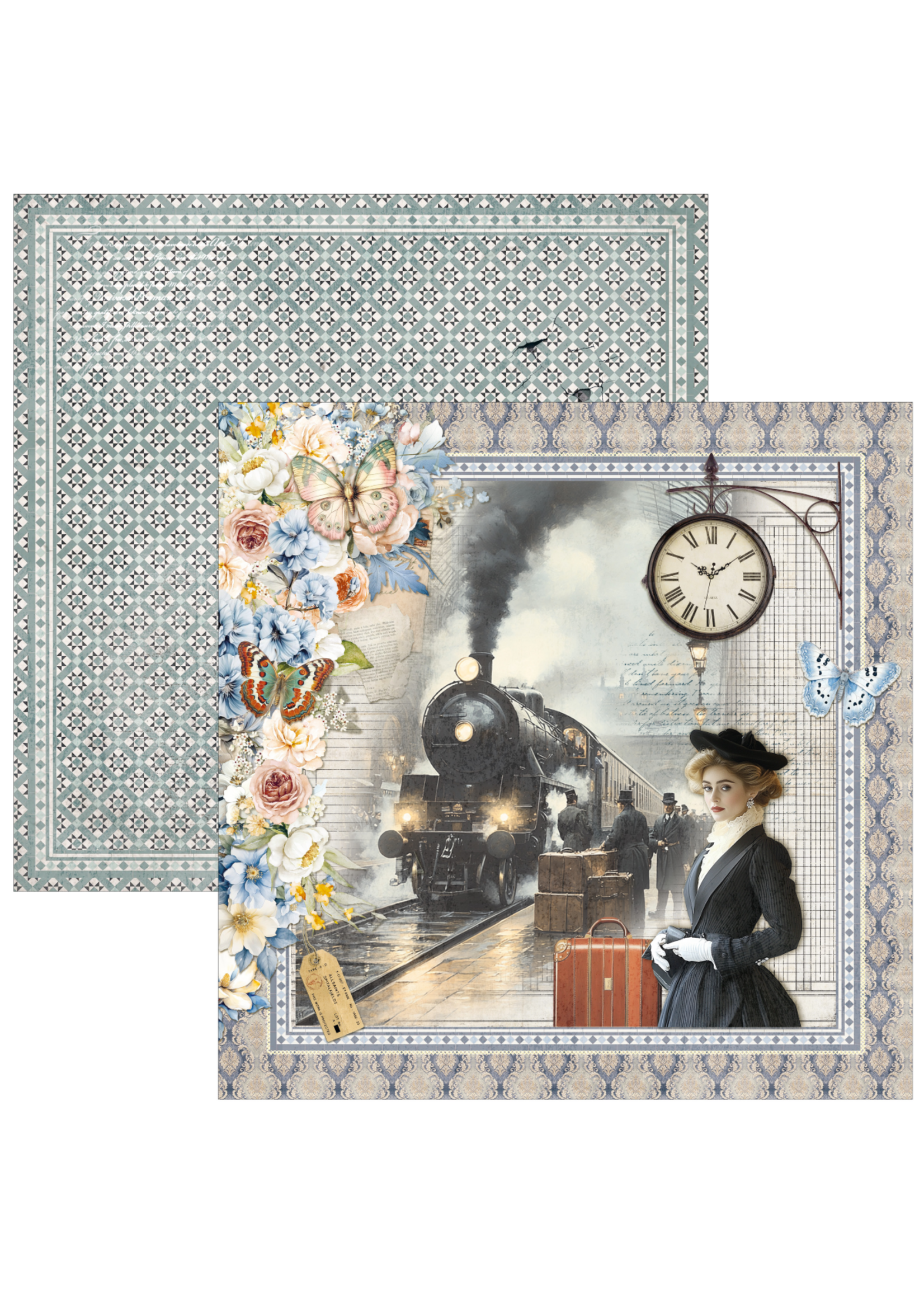 Oostelijke Reis Papierblok 12"x12" 12" 12/Pkg