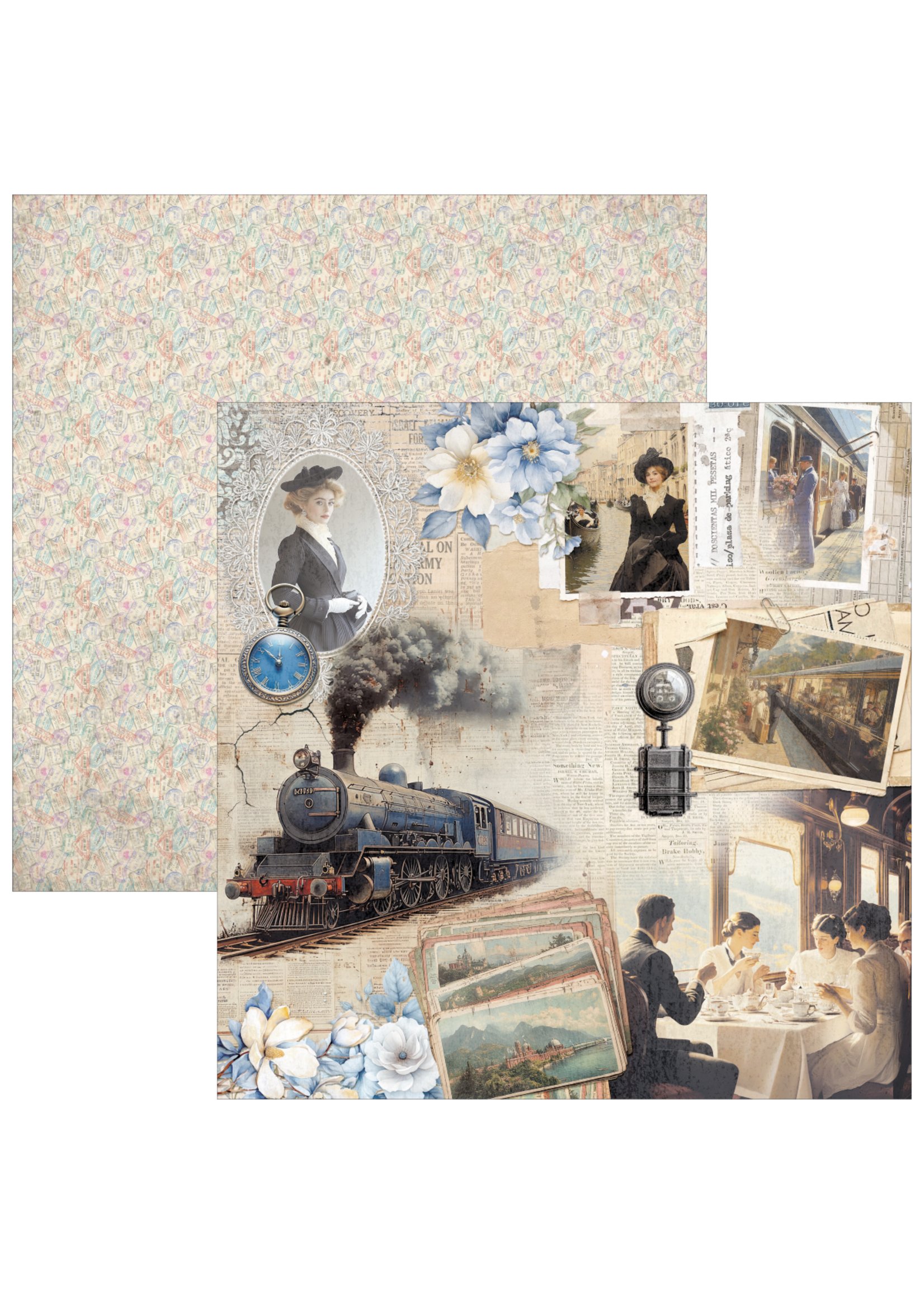 Oostelijke Reis Papierblok 12"x12" 12" 12/Pkg