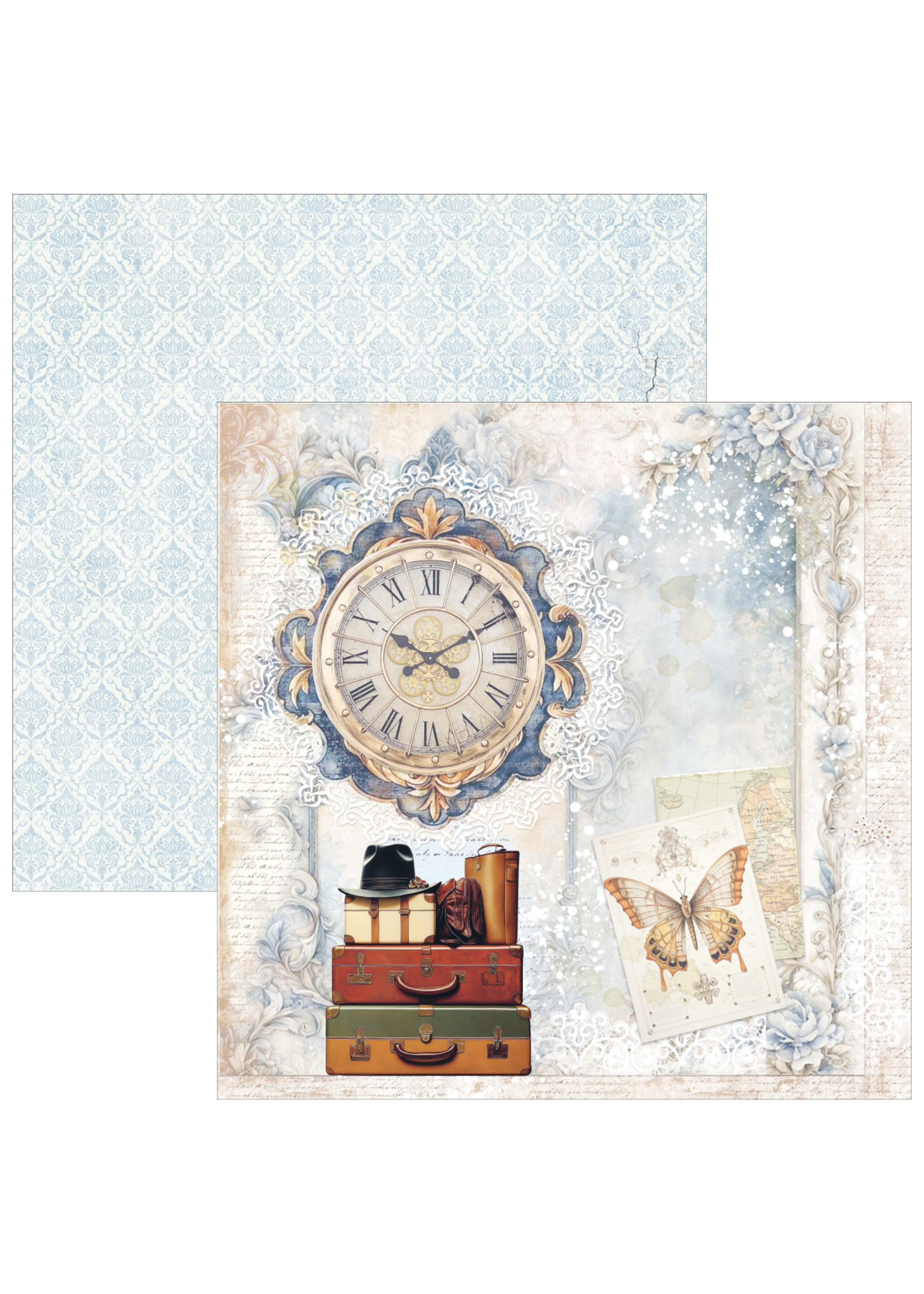 Oostelijke Reis Papierblok 12"x12" 12" 12/Pkg