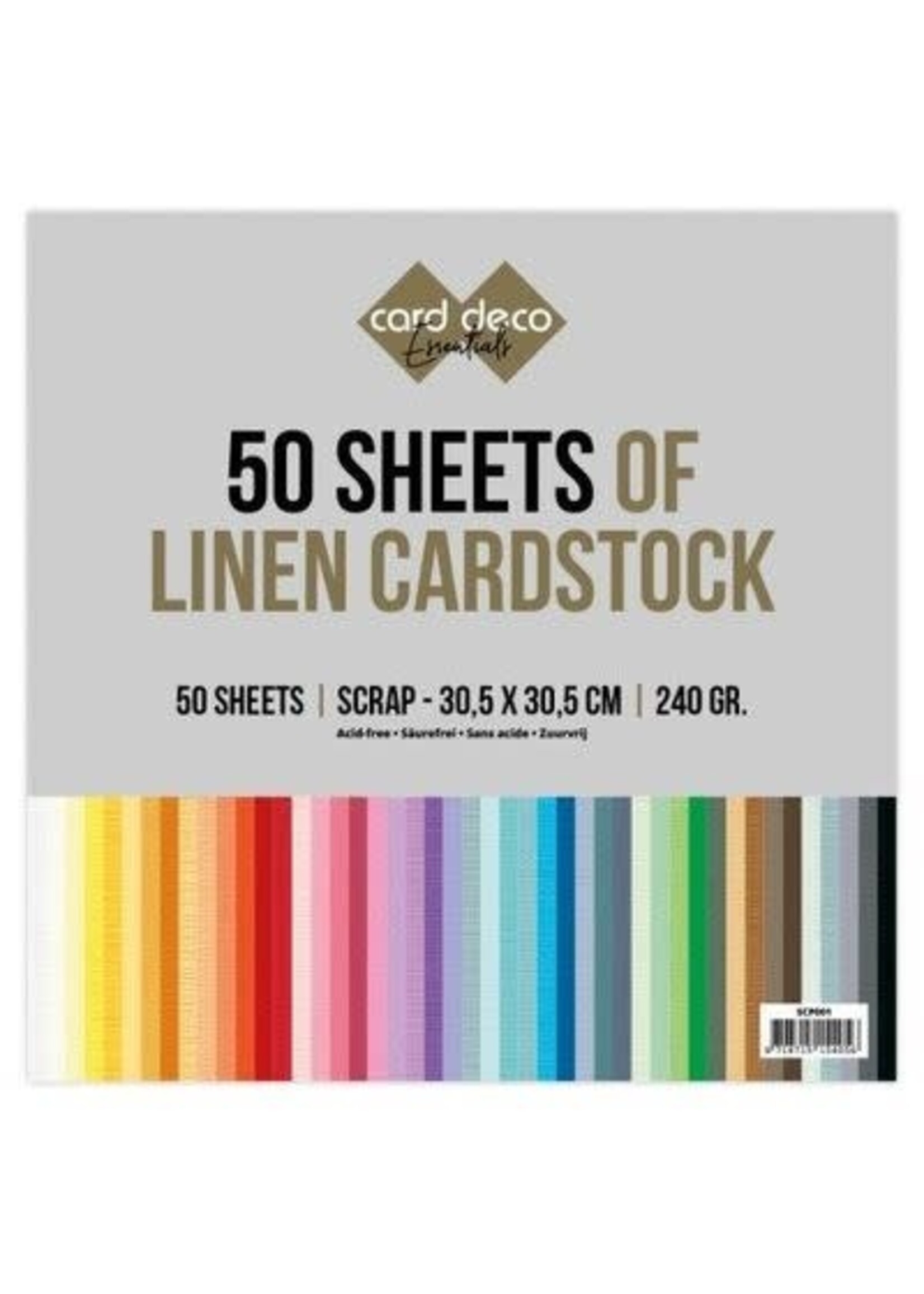 SCP001-LKK - Jumbo kartonpakket Card Deco 30,5×30,5 cm – 50 vel