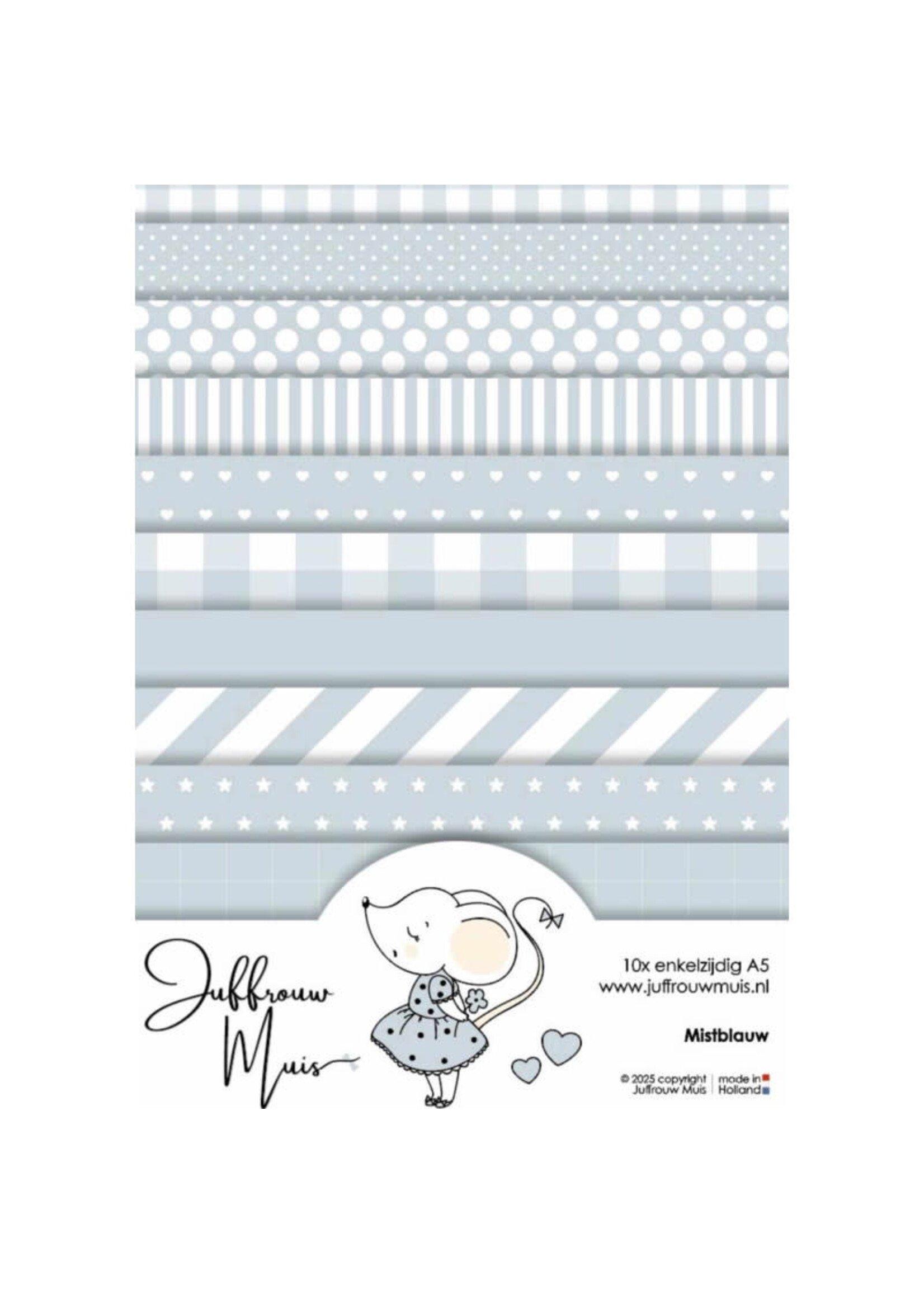 Tiny Cardstock - A5 - Mistblauw