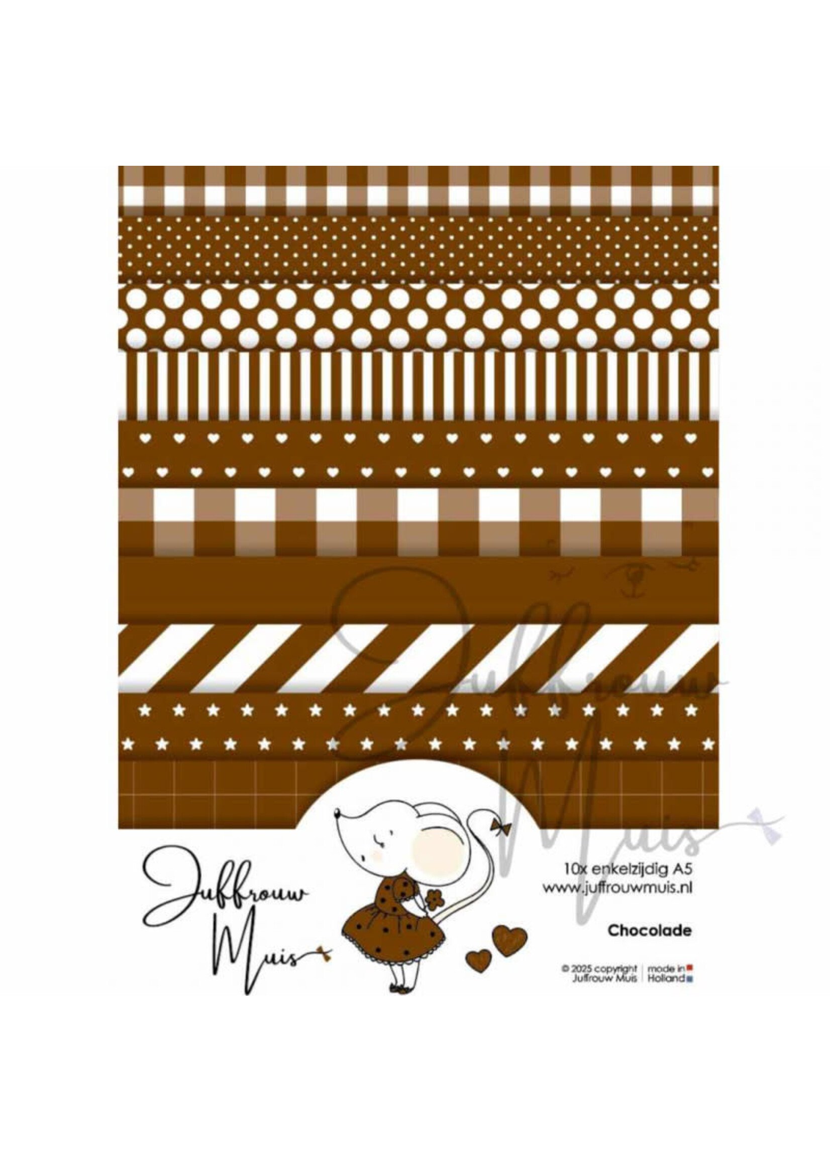 Tiny Cardstock - A5 - Chocolade