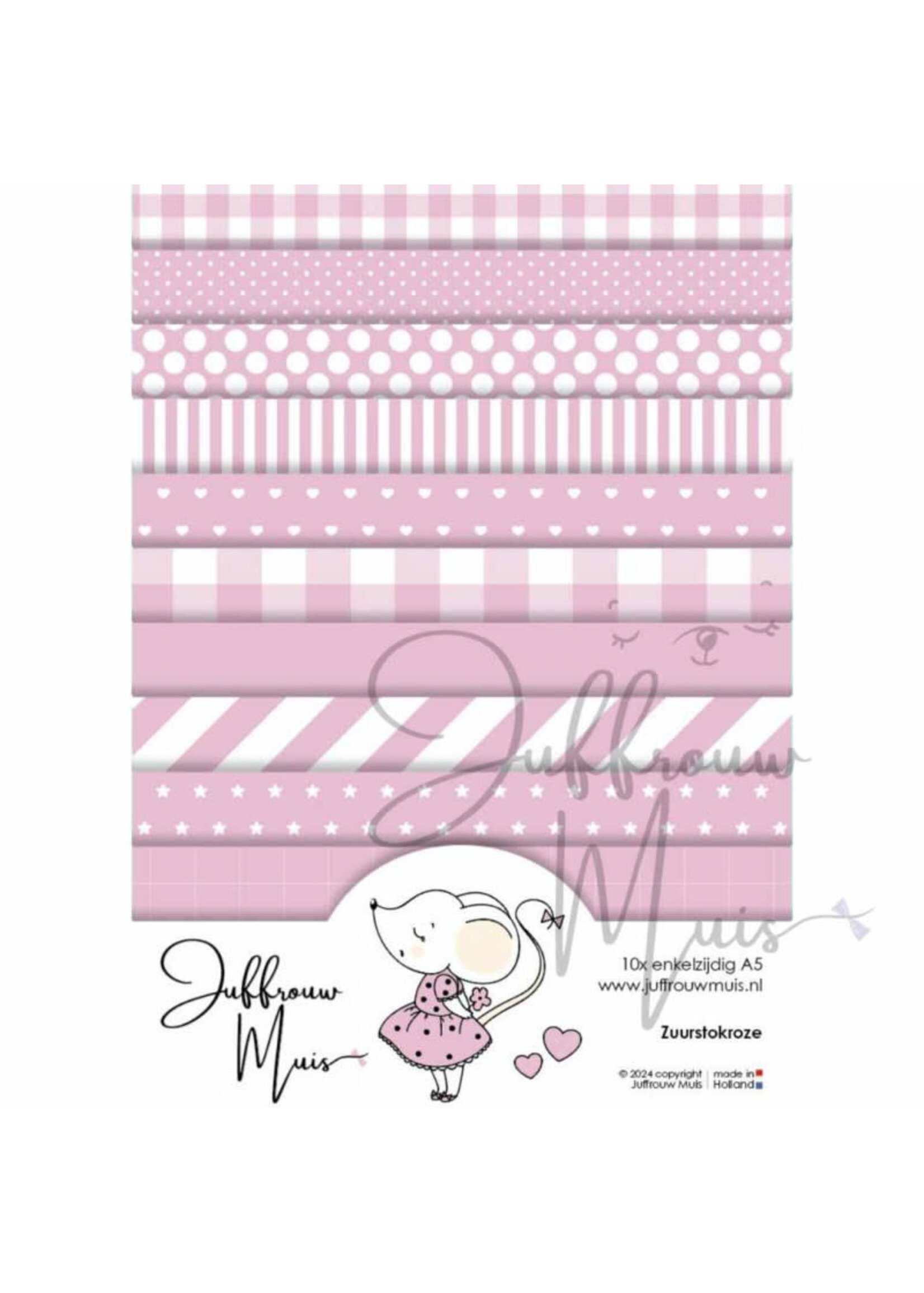 Tiny Cardstock - A5 - Zuurstokroze