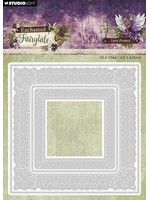 Enchanted Fairytale Cutting Dies Lace Frames Square (SL-EF-CD1102)